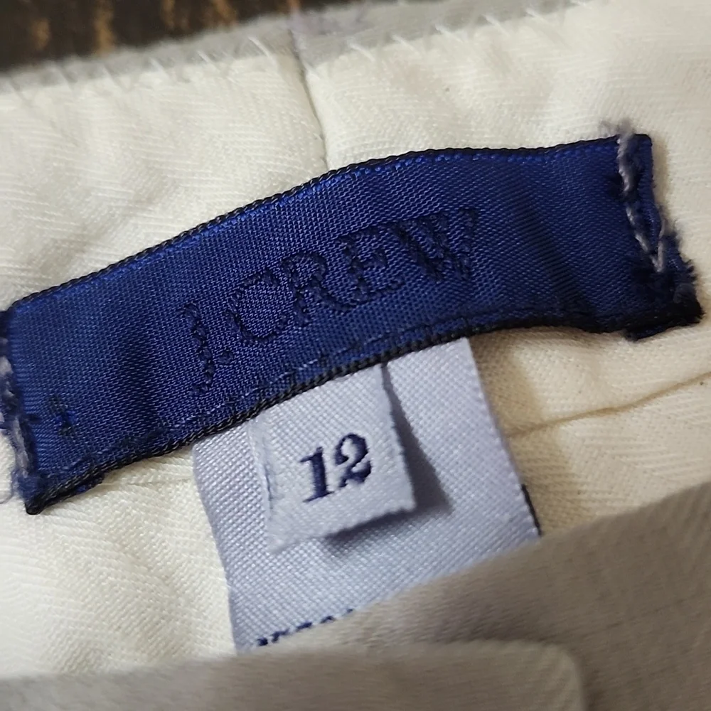 J. Crew City fit trouser pant Size 12 Cotton